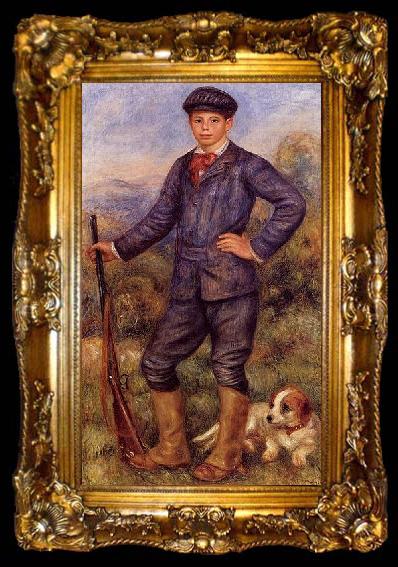 framed  Pierre Auguste Renoir Portrait of Jean Renoir as a hunter, ta009-2